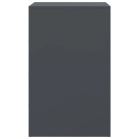 Produktbild för Sängskåp 2 st antracit 34,5x39x62 cm stål