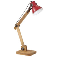 Produktbild för Skrivbordslampa 25 W nött röd 23x18x96 cm E27