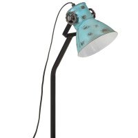 Produktbild för Skrivbordslampa 25 W nött blå 17x17x60 cm E27