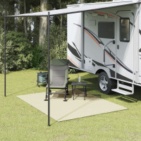 Produktbild för Campingmatta gräddvit 2,5x2 m
