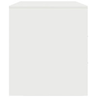 Produktbild för TV-skåp 2 st vit 67x39x44 cm stål