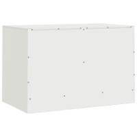 Produktbild för TV-skåp 2 st vit 67x39x44 cm stål