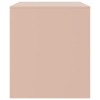Produktbild för TV-skåp 2 st rosa 67x39x44 cm stål