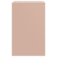 Produktbild för Sängskåp 2 st rosa 34,5x39x62 cm stål