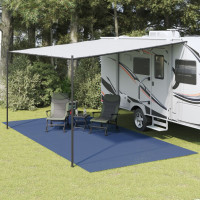 Produktbild för Campingmatta blå 6x3 m