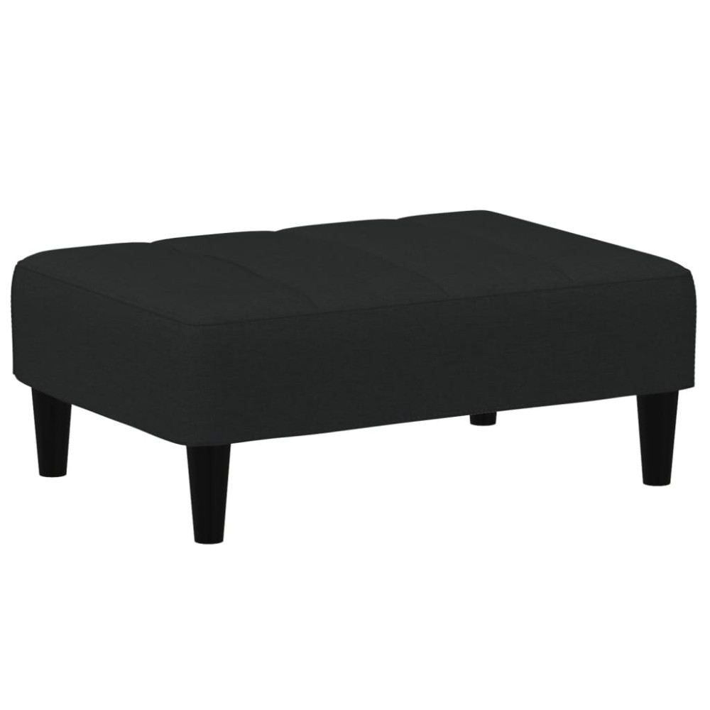 Produktbild för Fotpall svart 77x55x31 cm sammet