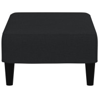 Produktbild för Fotpall svart 77x55x31 cm sammet