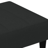Produktbild för Fotpall svart 77x55x31 cm sammet