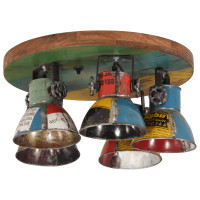 Produktbild för Taklampa 25 W flerfärgad 50x50x25 cm E27