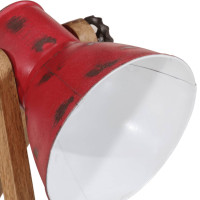 Produktbild för Skrivbordslampa 25 W nött röd 30x17x40 cm E27