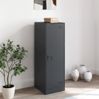 Produktbild för Skåp antracit 34,5x39x107 cm stål