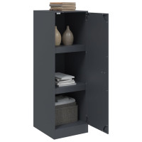 Produktbild för Skåp antracit 34,5x39x107 cm stål