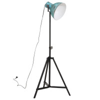 Produktbild för Golvlampa 25 W nött blå 61x61x90/150 cm E27