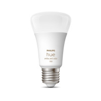 Produktbild för Philips Hue White och Color Ambiance A60 – E27 smart ljuskälla – 1100