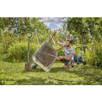 Produktbild för Gardena Liano trädgårdsslangar 10 m Ovan jord Polyvinylklorid (PVC) Svart, Grå