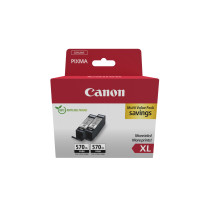 Produktbild för Canon PGI-570PGBK XL Twin Pack - 2-pack - XL - svart - original - bläcktank