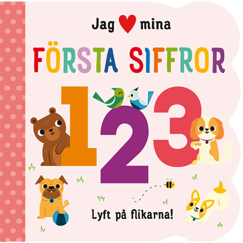 Tukan Förlag Jag [hjärta] mina första siffror (bok, board book)