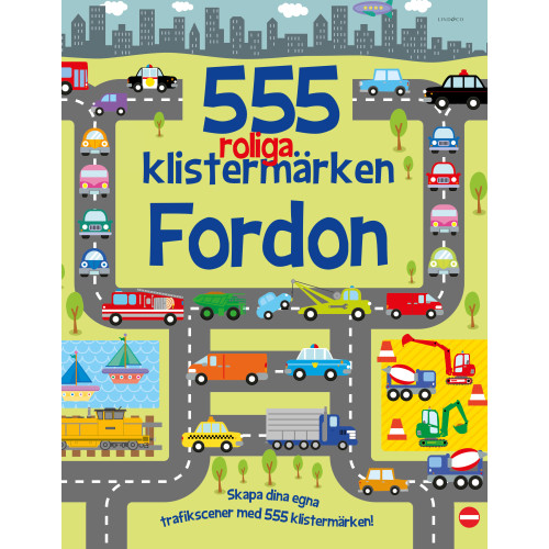 Lind & Co 555 roliga klistermärken : Fordon (häftad)