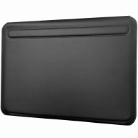 Produktbild för Sleeve för laptop 13 Konstläder Svart