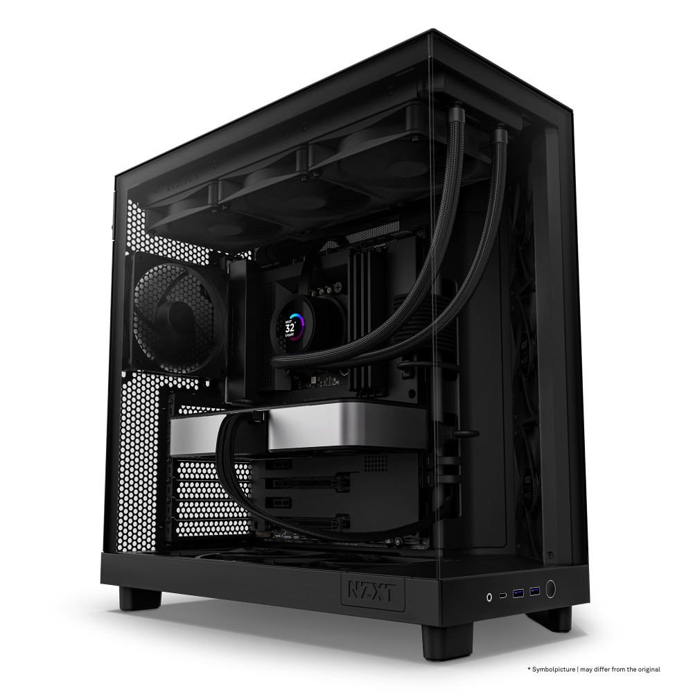 Produktbild för NZXT H6 Air Flow Midi Tower Svart