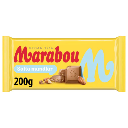 Marabou Salta Mandlar 200 g
