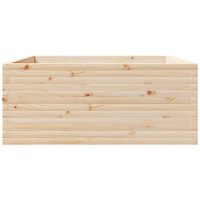 Produktbild för Odlingslåda 110x110x49,5 cm massivt furuträ