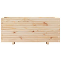 Produktbild för Odlingslåda 110x40x49,5 cm massivt furuträ