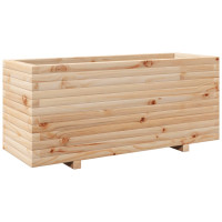 Produktbild för Odlingslåda 110x40x49,5 cm massivt furuträ