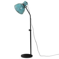 Produktbild för Golvlampa 25 W nött blå 30x30x90-150 cm E27