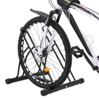 Produktbild för Cykelställ för 2 cyklar fristående stål