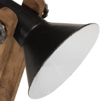 Produktbild för Skrivbordslampa 25 W svart 23x13x52 cm E27