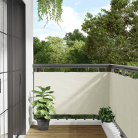 Produktbild för Insynsskydd för trädgården vit 400x75 cm PVC
