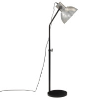 Produktbild för Golvlampa 25 W vintage silver 30x30x90-150 cm E27