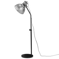 Produktbild för Golvlampa 25 W vintage silver 30x30x90-150 cm E27