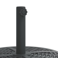 Produktbild för Parasollfot med hjul för Ø38 / 48 mm stolpar 27 kg rund