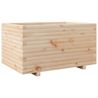 Produktbild för Odlingslåda 90x60x49,5 cm massivt furuträ