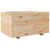 Produktbild för Odlingslåda 90x60x49,5 cm massivt furuträ