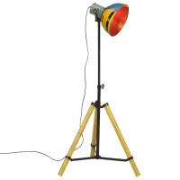 Produktbild för Golvlampa 25 W flerfärgad 75x75x90-150 cm E27