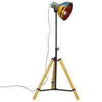 Produktbild för Golvlampa 25 W flerfärgad 75x75x90-150 cm E27