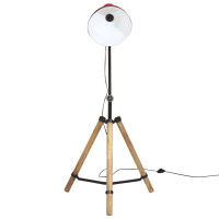 Produktbild för Golvlampa 25 W nött röd 75x75x90-150 cm E27