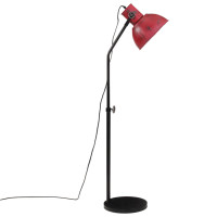 Produktbild för Golvlampa 25 W nött röd 30x30x90-150 cm E27