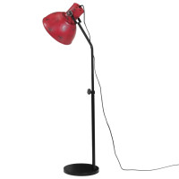 Produktbild för Golvlampa 25 W nött röd 30x30x90-150 cm E27