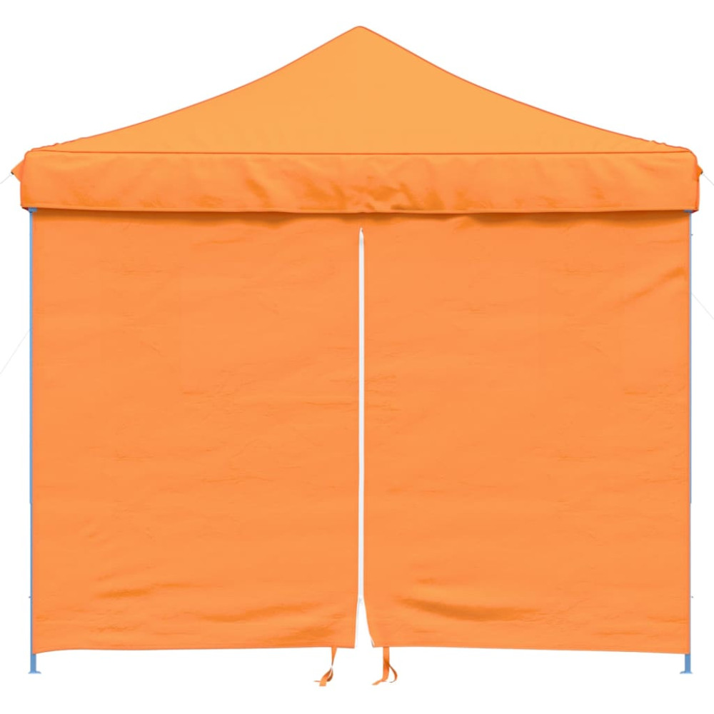 Produktbild för Pop-Up hopfällbart partytält med 4 sidoväggar ORANGE