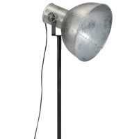 Produktbild för Golvlampa 25 W vintage silver 75x75x90-150 cm E27