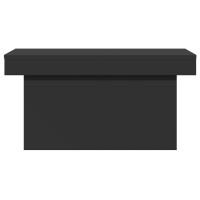 Produktbild för Soffbord svart 80x55x40 cm konstruerat trä