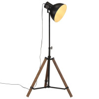 Produktbild för Golvlampa 25 W svart 75x75x90-150 cm E27