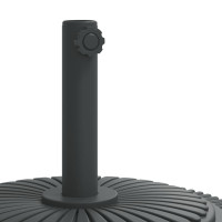 Produktbild för Parasollfot med hjul för Ø38 / 48 mm stolpar 27 kg rund