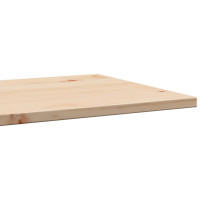 Produktbild för Bordsskiva 40x40x1,7 cm fyrkantig massiv furu