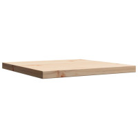 Produktbild för Bordsskiva 40x40x2,5 cm fyrkantig massiv furu