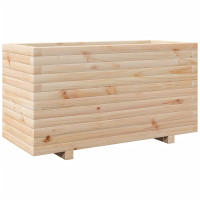 Produktbild för Odlingslåda 90x40x49,5 cm massivt furuträ